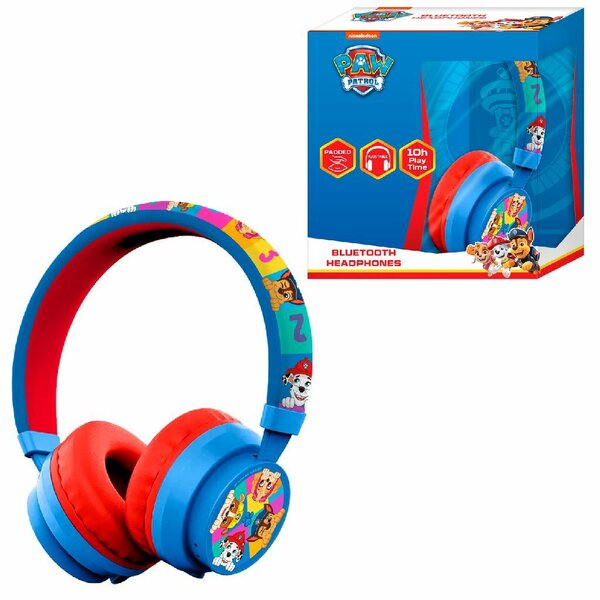 Paw Patrol Bluetooth Koptelefoon Blauw/Rood