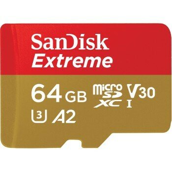 Sandisk MicroSDXC Extreme 64GB 170/80 Mb/s - A2 - V30 - SD