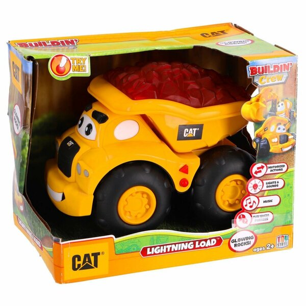 CAT Buildin&#039; Crew Dump Truck + Licht en Geluid