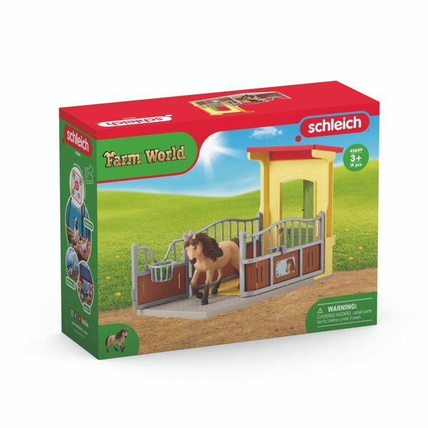 Schleich Ponybox met IJslanderhengst