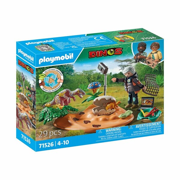 Playmobil 71526 Dinos Stegosaurusnest met Eierdief