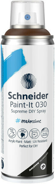 Schneider S-ML03050083 Supreme DIY Spray Paint-it 030 Bruin 200ml