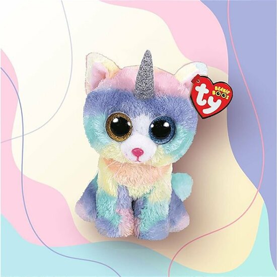 TY Beanie Boos Knuffel Kat Heather 15 cm