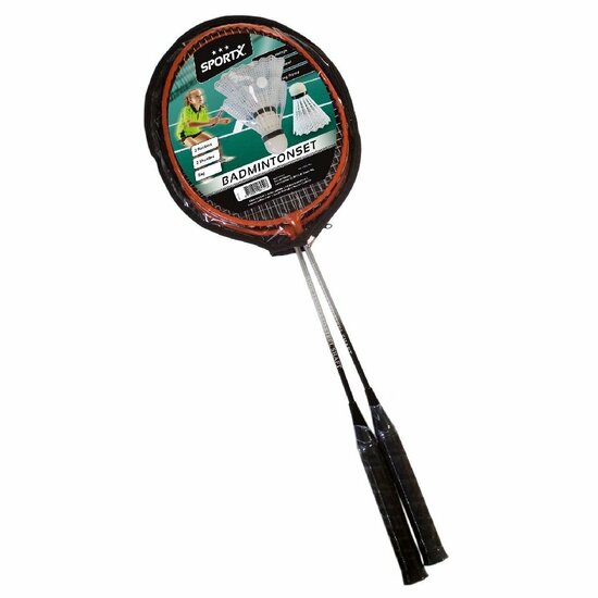 SportX Badmintonset 5-delig Assorti