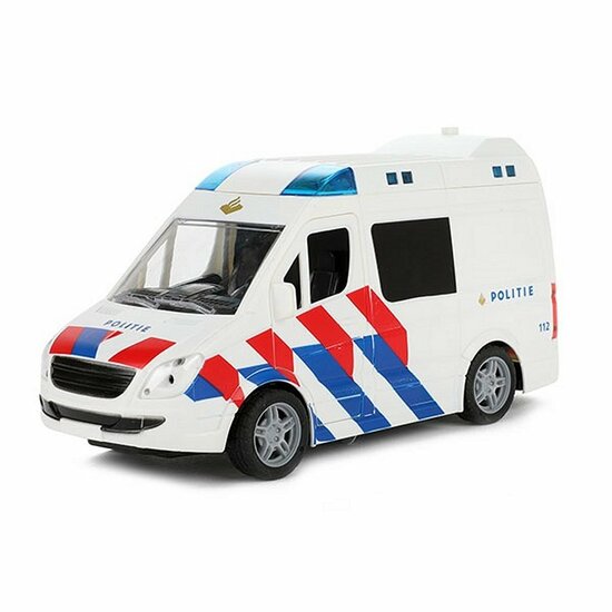 Toi-Toys Cars &amp; Trucks Politiebus + Licht en Geluid