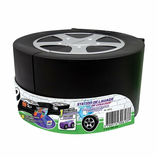 Splash Toys Micro Wheels Car Wash of Pit Stop met Voertuig