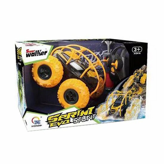 Super Walker Serini Eva Stunt RC Auto + Pomp + Licht Geel/Zwart