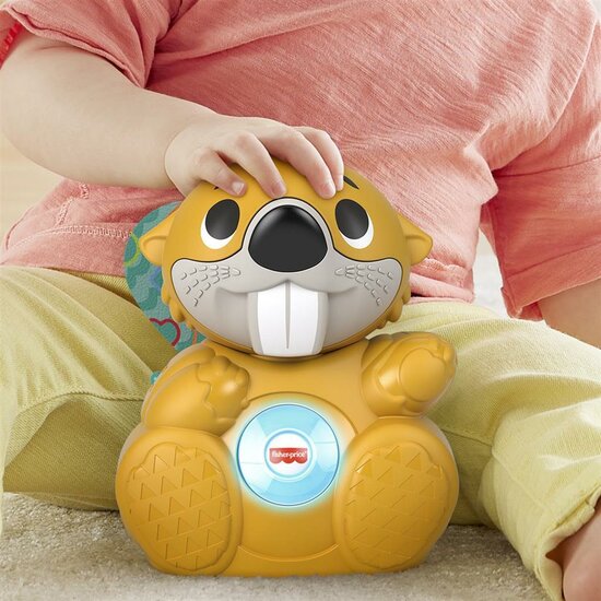 Fisher Price Linkimals Boppin Beaver + Licht en Geluid