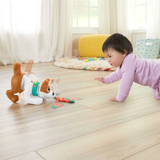 Fisher Price Crawl With Me Puppy + Licht en Geluid