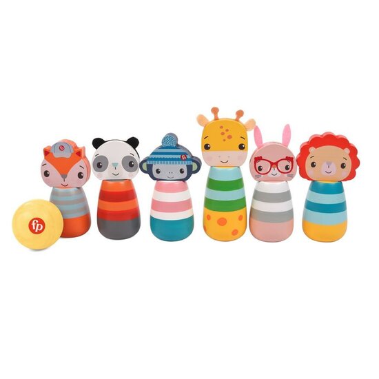 Fisher Price Houten Kegelspel Dieren