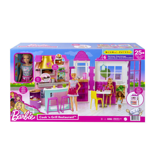 Barbie Cook and Grill Restaurant Speelset