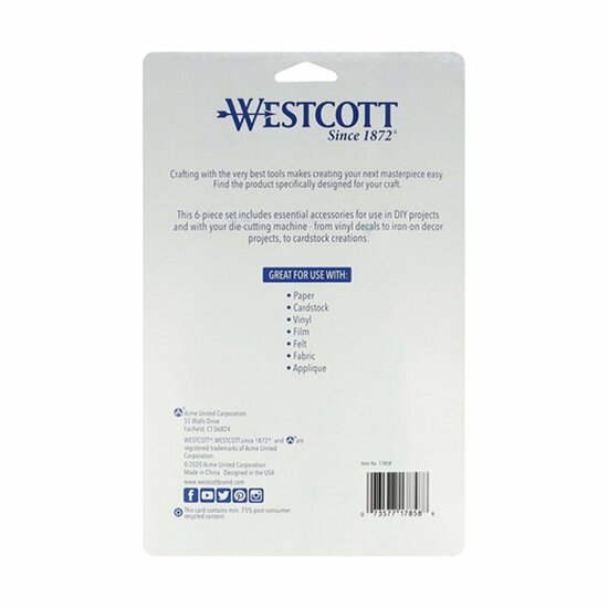 Westcott AC-17858 Crafttoolset 6-delig