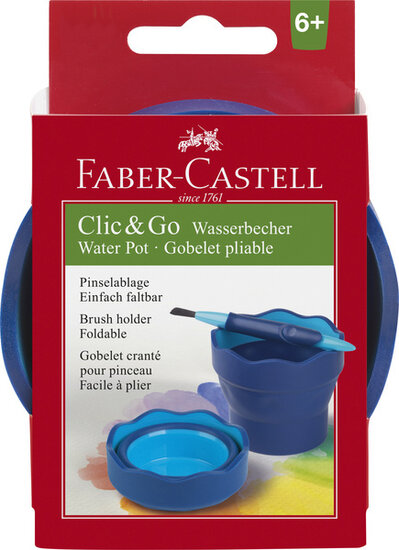 Faber Castell FC-181510 Watercup Clic&amp;Go Blauw