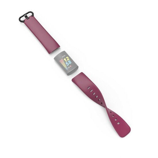 Hama Polsband Voor Fitbit Charge 5 Vervangend Horlogebandje Universeel Bord.