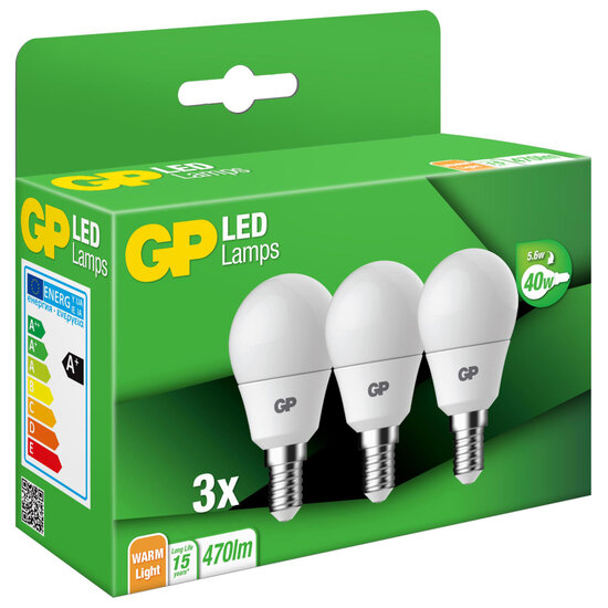 GP Lighting Gp Led Mini Globe 3x 5,6w E14