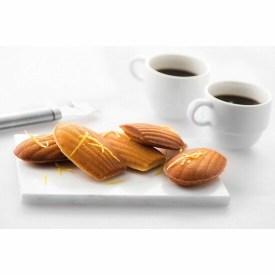 Fritel 142364 Madeleines Bakplaten Zwart/Aluminium