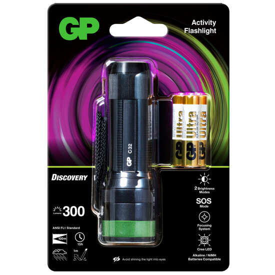 GP Zaklamp 3x Aaa 300 Lumen