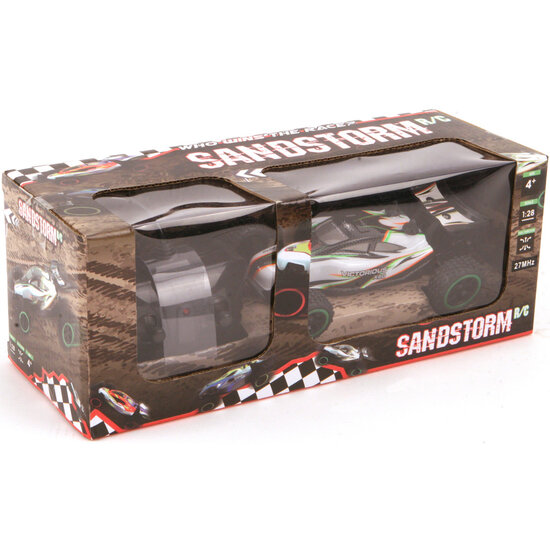 Sandstorm 2-Kanaals 4-Wheel Drive RC Buggy 1:18