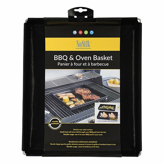 Nostik Barbecue en Ovenschaal 28x35x4 cm Zwart