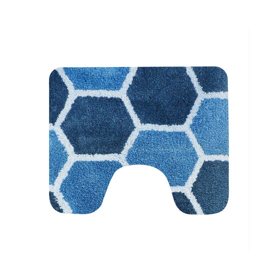 Dutch House Toiletmat Rennes 60x60 cm Blauw