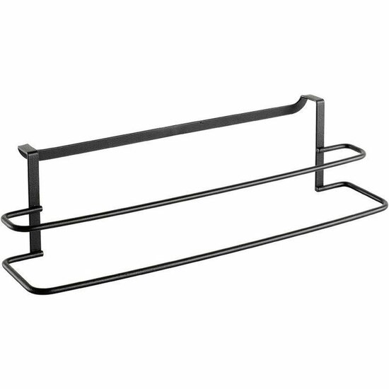 Metaltex Galileo Handdoekhouder 38x10x9 cm Zwart