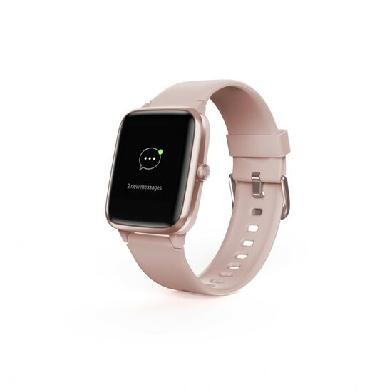 Hama Smartwatch Fit Watch 5910 GPS Waterdicht Hartslag Calorie&euml;n Ros&eacute;