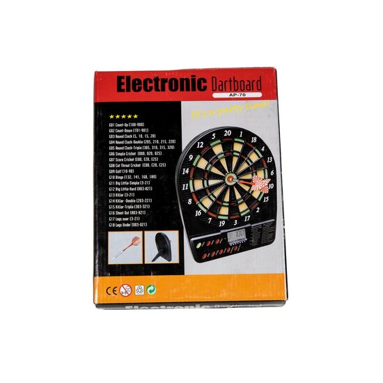 Mini Elektronisch Dartboard + 4 Darts