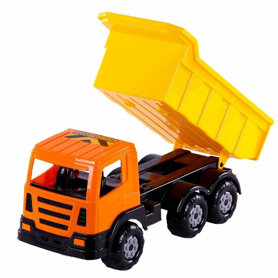 Kiepwagen 41.5 cm Geel/Oranje