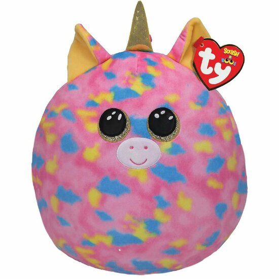 TY Squish A Boos Knuffelkussen Eenhoorn Fantasia 31 cm