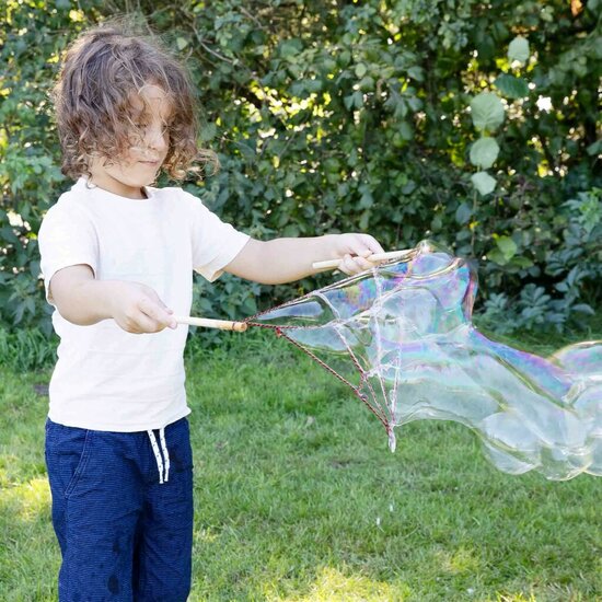 SES Creative Outdoor Spinnenweb Mega Bubbles