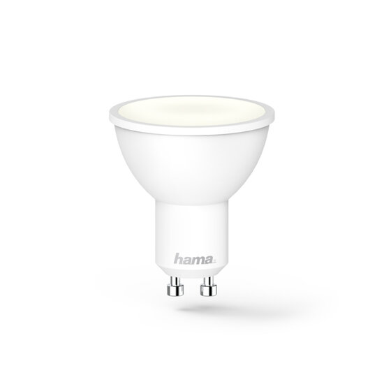 Hama Wifi-Ledlamp GU10 5.5W RGBW Dimbaar Wit