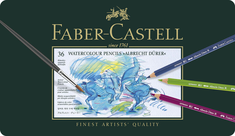 Faber Castell FC-117536 Aquarelpotlood Faber-Castell Albrecht D&uuml;rer Etui &agrave; 36 Stuks