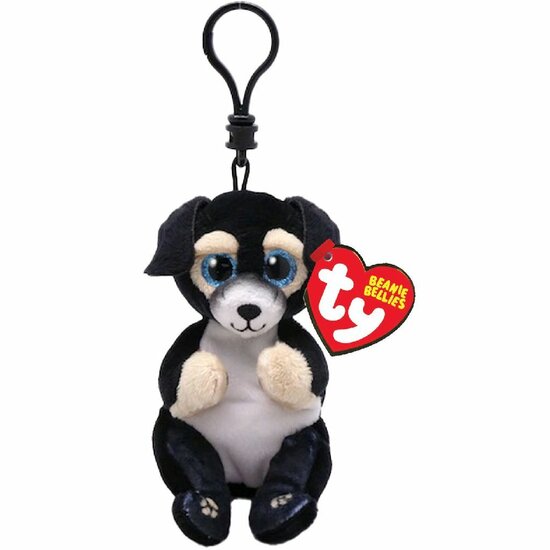 TY Beanie Babies Bellies Clip Knuffel Hond Ranger 10 cm