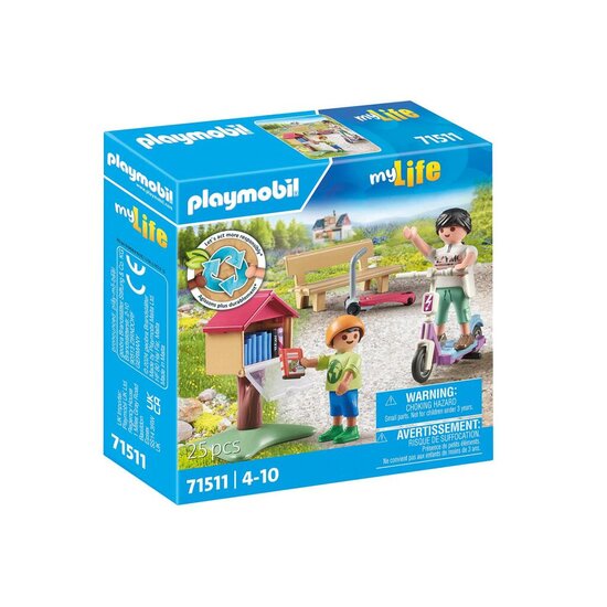 Playmobil 71511 My Life Boekenruil voor Boekenwurm