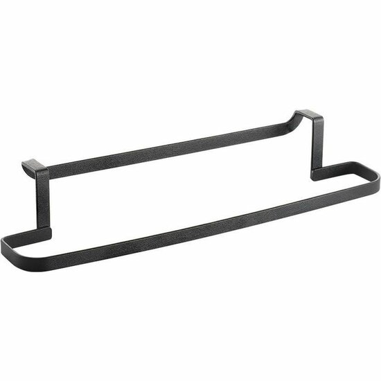 Metaltex Galileo Handdoekhouder 30x8x5 cm Zwart