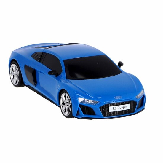 RC Audi R8 V10 Coup&eacute; 1:24 + Licht Blauw