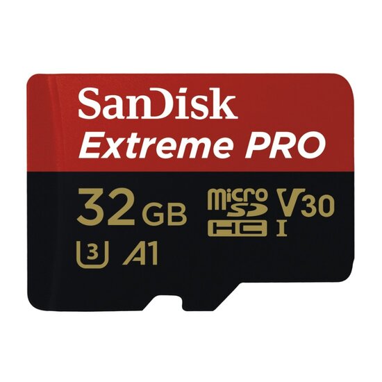 Sandisk MicroSDHC Extreme Pro 32GB 100mb / 90mb,U3,V30,A1