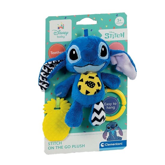 Clementoni Baby Disney Stitch Soft Rattle Blauw/Geel