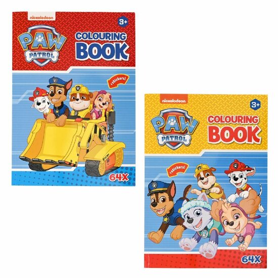 Paw Patrol Kleurboek + Stickers Assorti