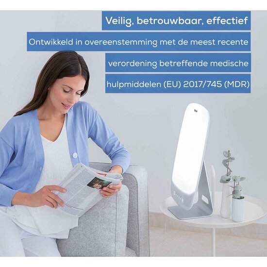 Beurer TL95 Lichttherapielamp 10000 Lux 30x37 cm Zilver/Wit