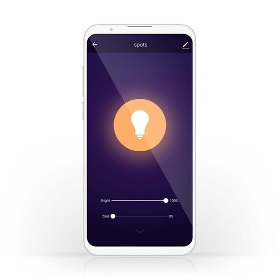 Nedis WIFILRW30E27 Smartlife Led Bulb Wi-fi E27 806 Lm 9 W Warm To Cool White Energieklasse: F Android&trade; / Ios Peer