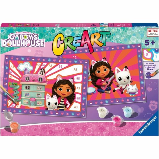 Ravensburger CreArt Gabby&#039;s Dollhouse Schilderen op Nummer