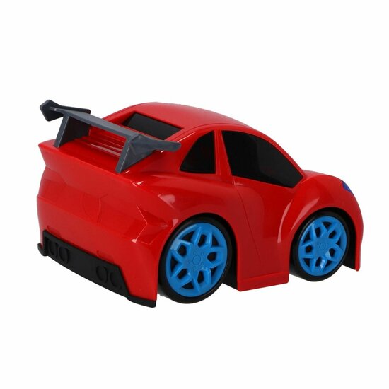 KiddyGo RC Crazy Racer Sport Auto 19 cm + Licht en Geluid Rood