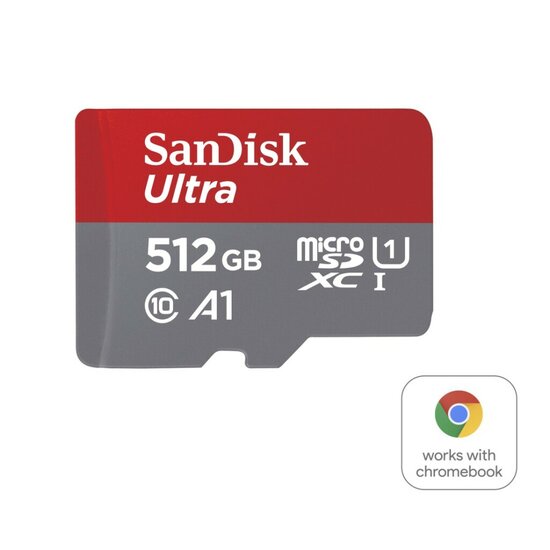 Sandisk MicroSDXC Ultra Android 512GB 150MB/s CL10 Chromebook