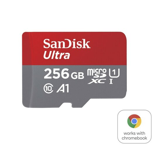 Sandisk MicroSDXC Ultra Android 256GB 150MB/s CL10 Chromebook