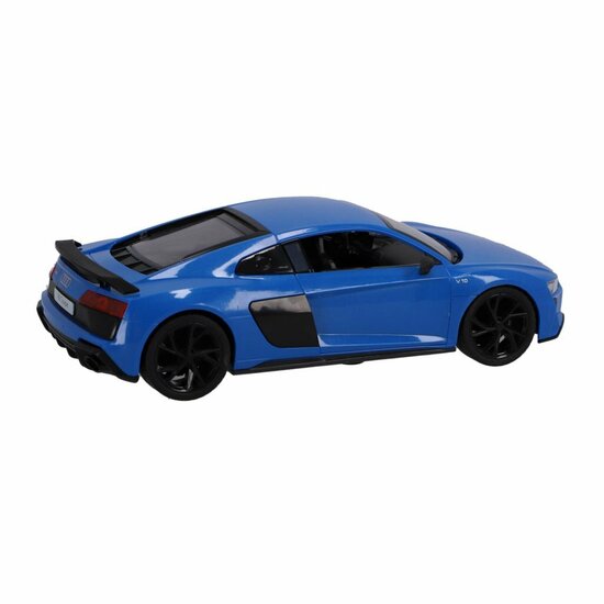 RC Audi R8 Coup&eacute; 1:14 + Licht Blauw