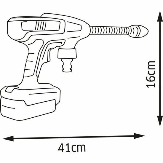 Smoby K&auml;rcher KHB 6 Reinigingspistool Zwart/Geel