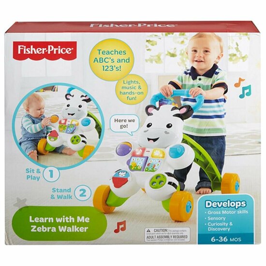 Fisher Price Loop met mij Zebra + Licht en Geluid