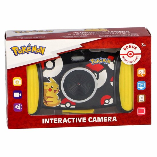 Pok&eacute;mon Interactieve Camera Zwart/Geel