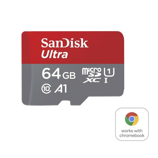 Sandisk MicroSDXC Ultra Android 64GB 140MB/s CL10 Chromebook